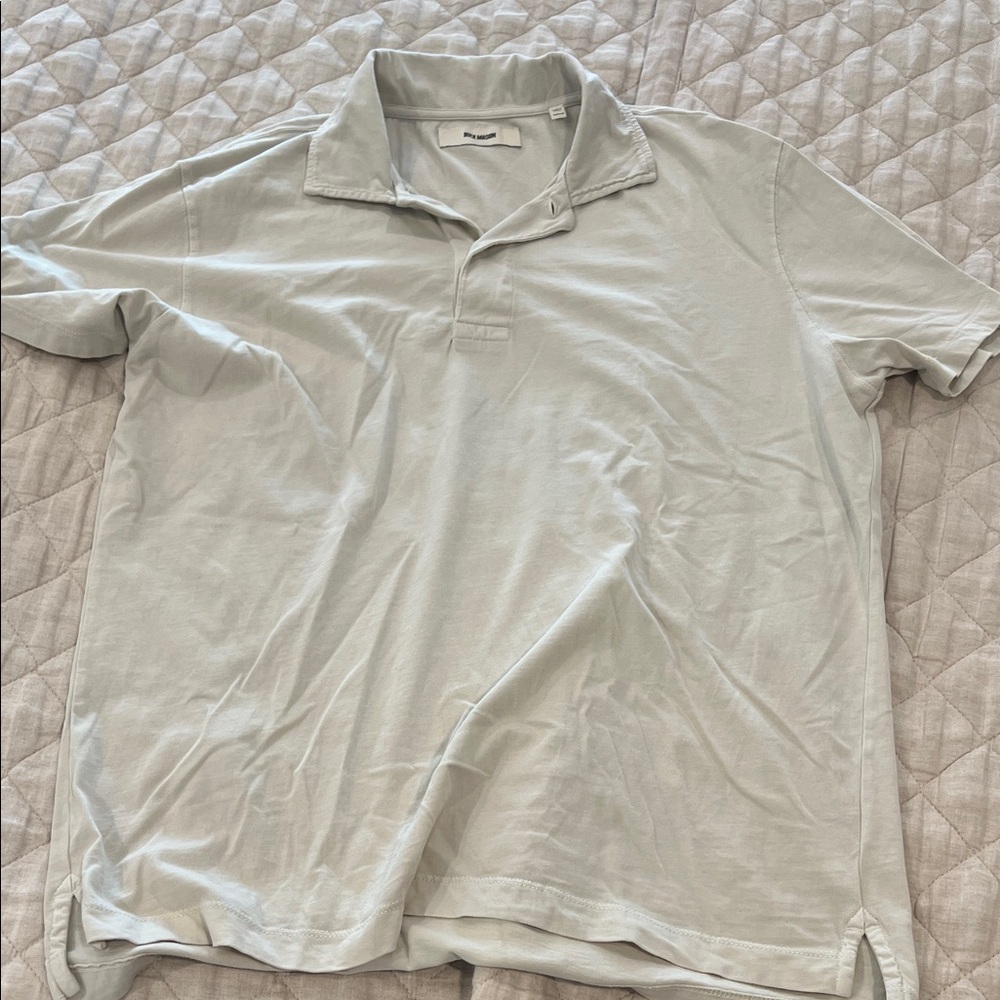 Buck Mason M Sueded Cotton Polo